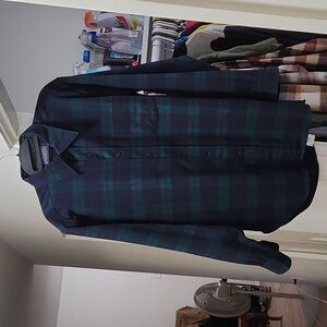 VINTAGE PENDLETON BLACK WATCH TARTAN WOOL SHIRT